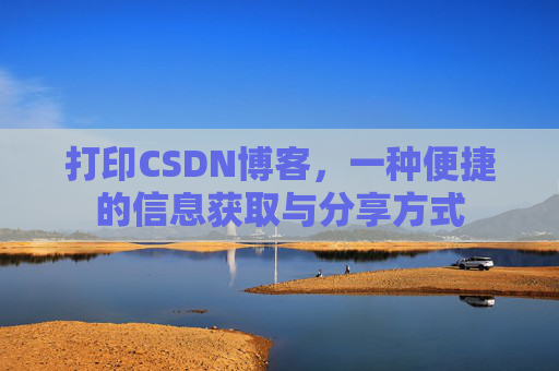 打印CSDN博客，一种便捷的信息获取与分享方式